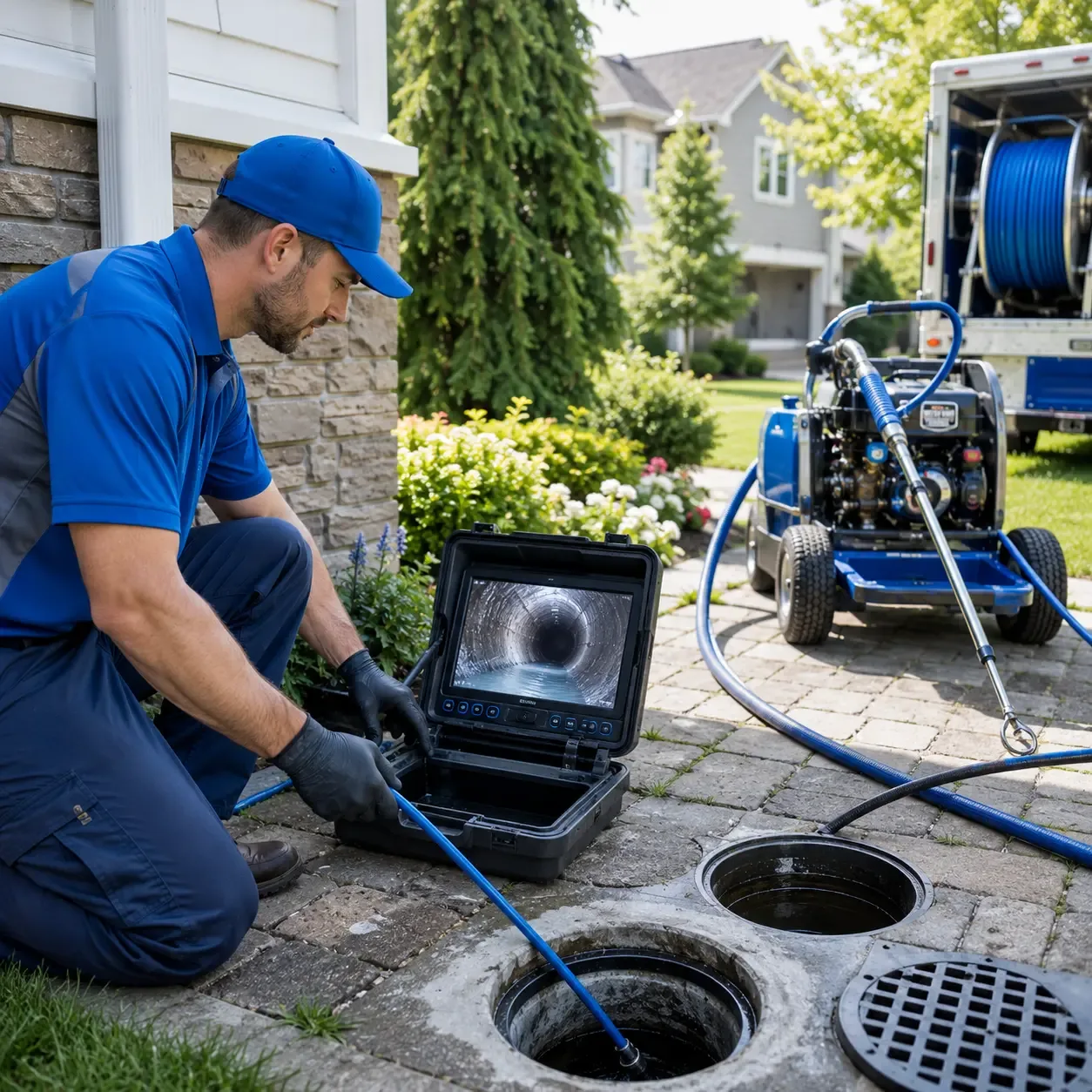 Outdoor drain cleaning professionals serving Mccomb, MS